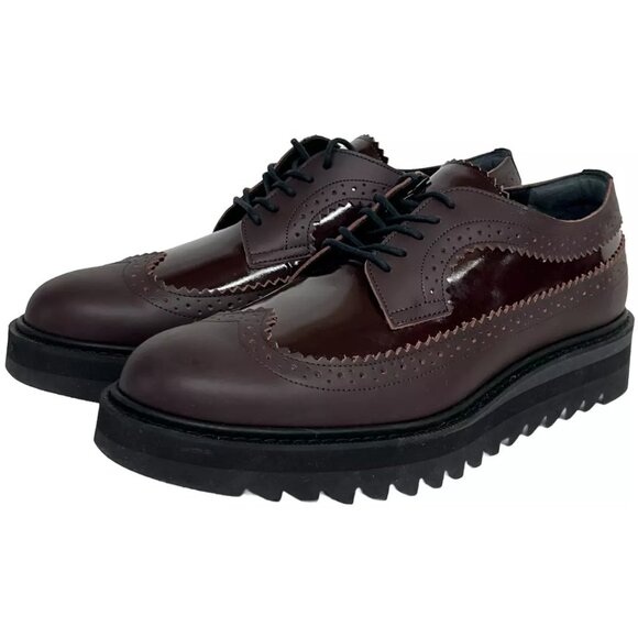 The Onitsuka Brogue 1181A391 Unisex Burgundy Leather US 7.5 (0528)